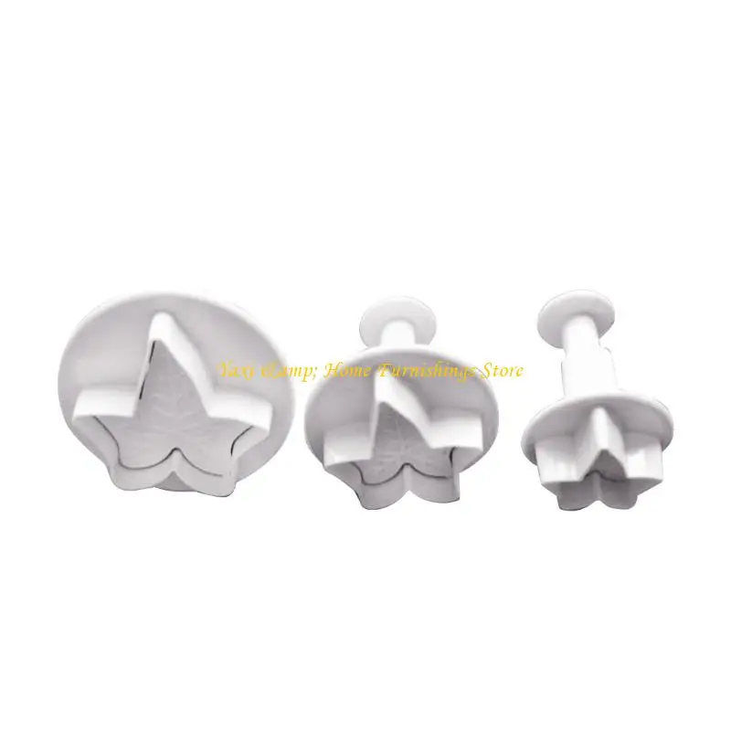 W8EA Set of 3 DIY Fondant Mold Multi-Shapes Fondant Stamps Kitchen Baking Tools Plastic Material Baking Supplies for Children
W8EA Set of 3 DIY Fondant Mold Multi-Shapes Fondant Stamps Kitchen Baking Tools Plastic Material Baking Supplies for Children