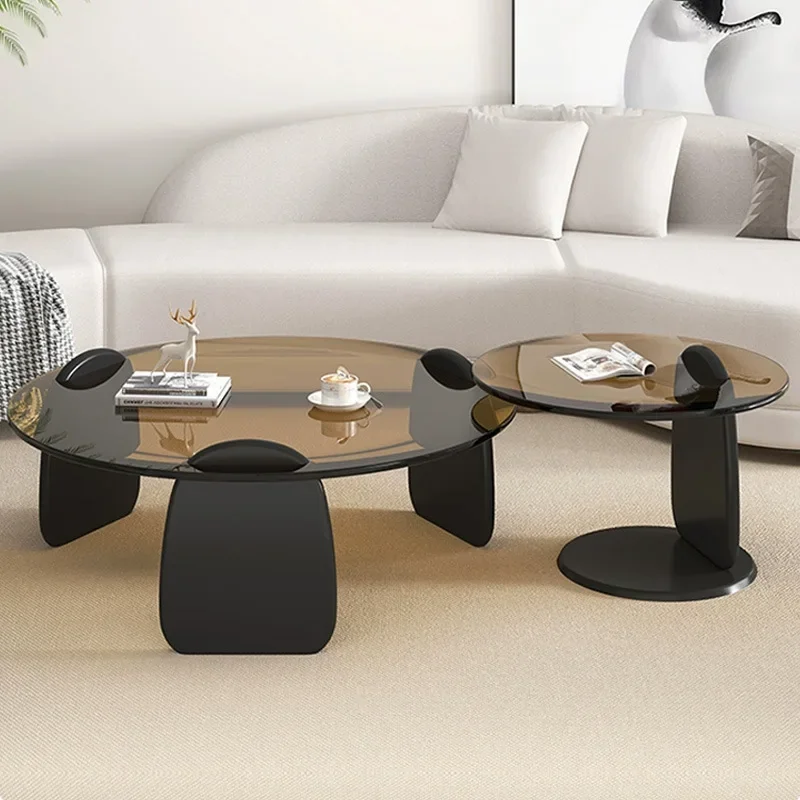 Light luxury Italian minimalist tempered glass coffee table living room home round combination Nordic net red style tea table sm
Light luxury Italian minimalist tempered glass coffee table living room home round combination Nordic net red style tea table sm