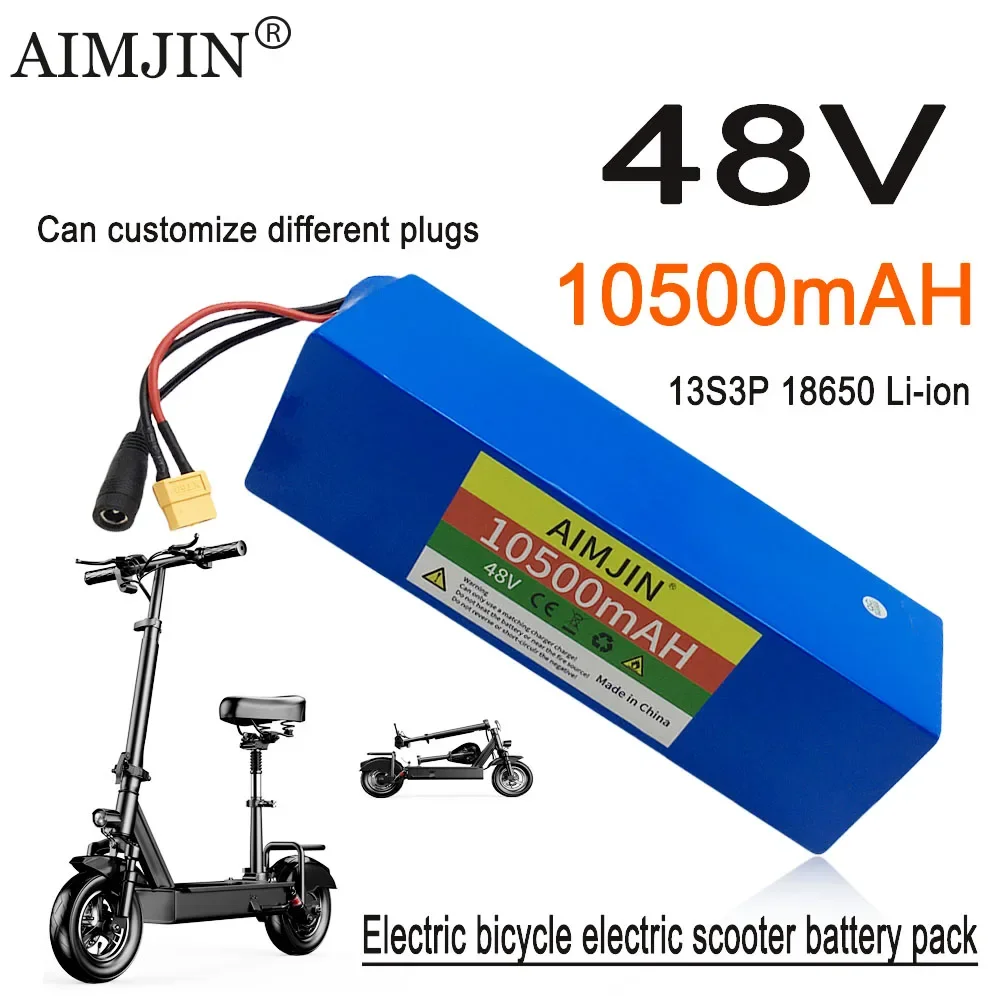 2025 New 18650 13S3P 48V 10.5Ah/10500mAh 1000W 18650 lithium-ion battery pack 10500mAh suitable for 54.6V with BMS+charger
2025 New 18650 13S3P 48V 10.5Ah/10500mAh 1000W 18650 lithium-ion battery pack 10500mAh suitable for 54.6V with BMS+charger