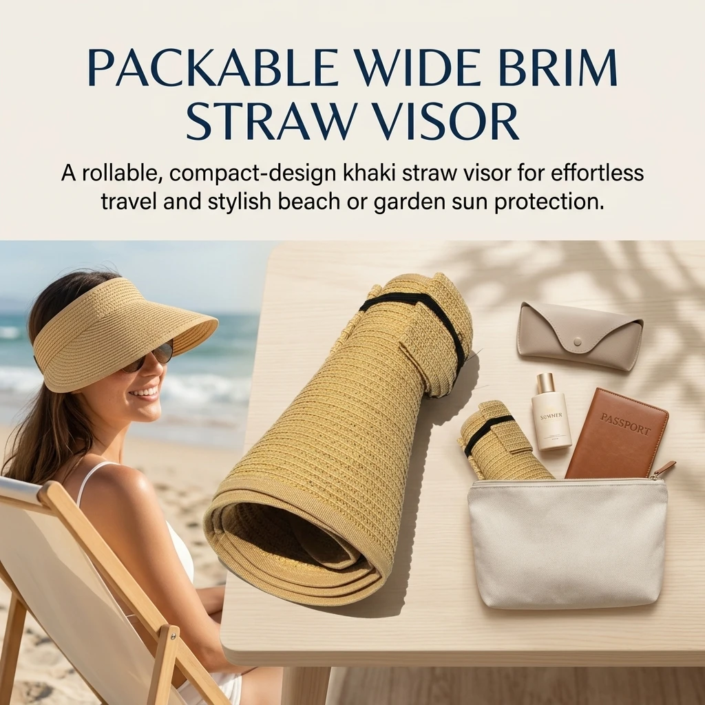 Foldable Wide Brim Sun Hat for Women with Bows Decoration Straw Hat for Outdoor Beach Travel
Foldable Wide Brim Sun Hat for Women with Bows Decoration Straw Hat for Outdoor Beach Travel
