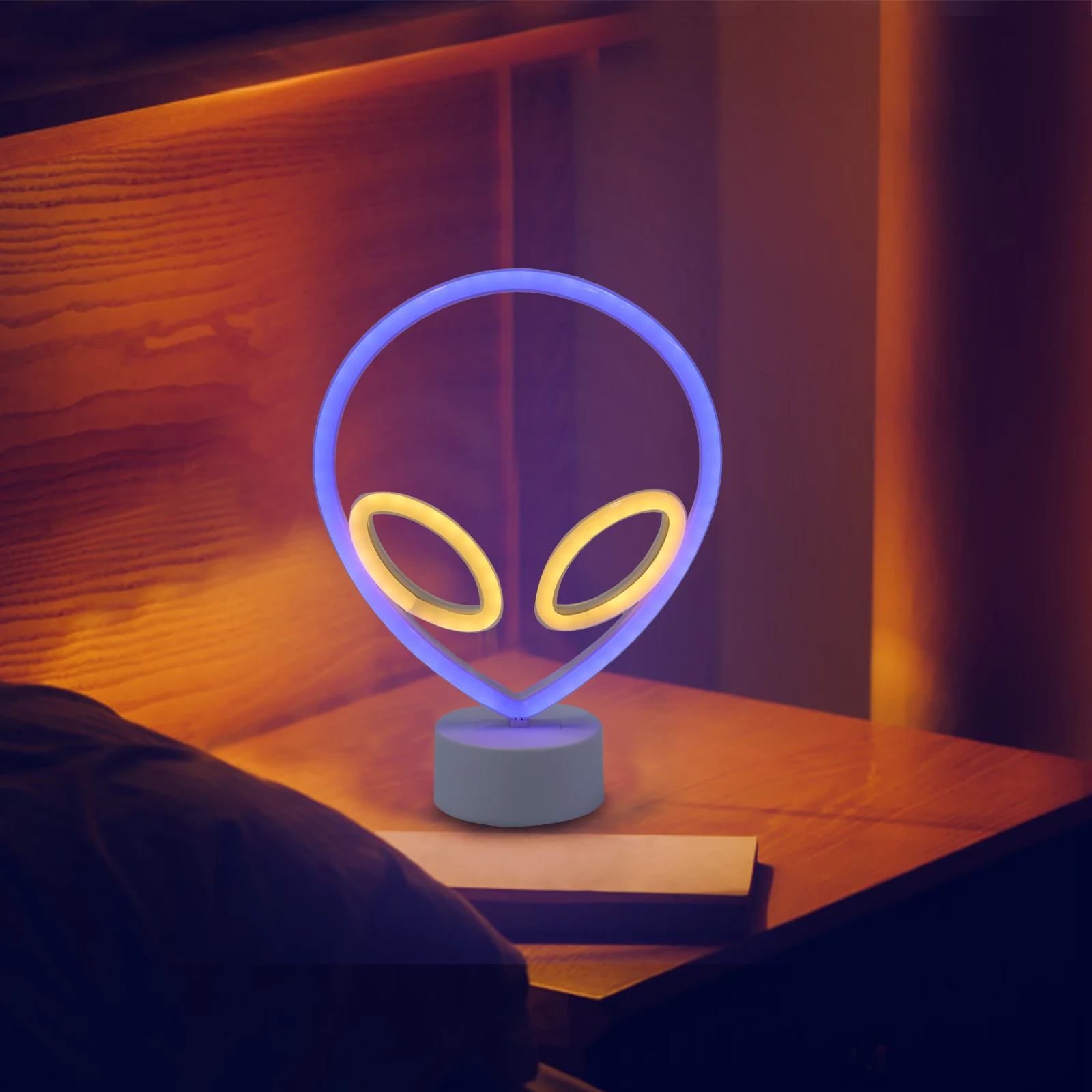Alien Neon Light Led Tube Bright Room Decorative Table Lamp For Bedroom Party Store Display Anti-Drop Plastic Base
Alien Neon Light Led Tube Bright Room Decorative Table Lamp For Bedroom Party Store Display Anti-Drop Plastic Base