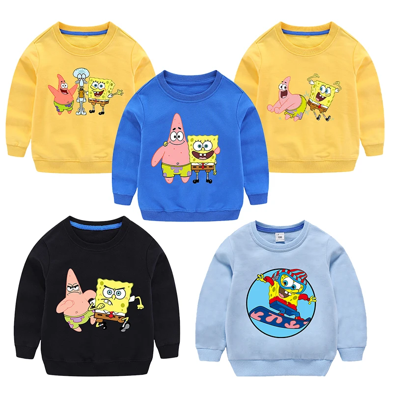 SpongeBob SquarePants Girl Thin Pullover Sweatshirt Child Cute Anime Cartoon Infant Clothes Fashion Clothing Kids Tops Xmas Gift
SpongeBob SquarePants Girl Thin Pullover Sweatshirt Child Cute Anime Cartoon Infant Clothes Fashion Clothing Kids Tops Xmas Gift