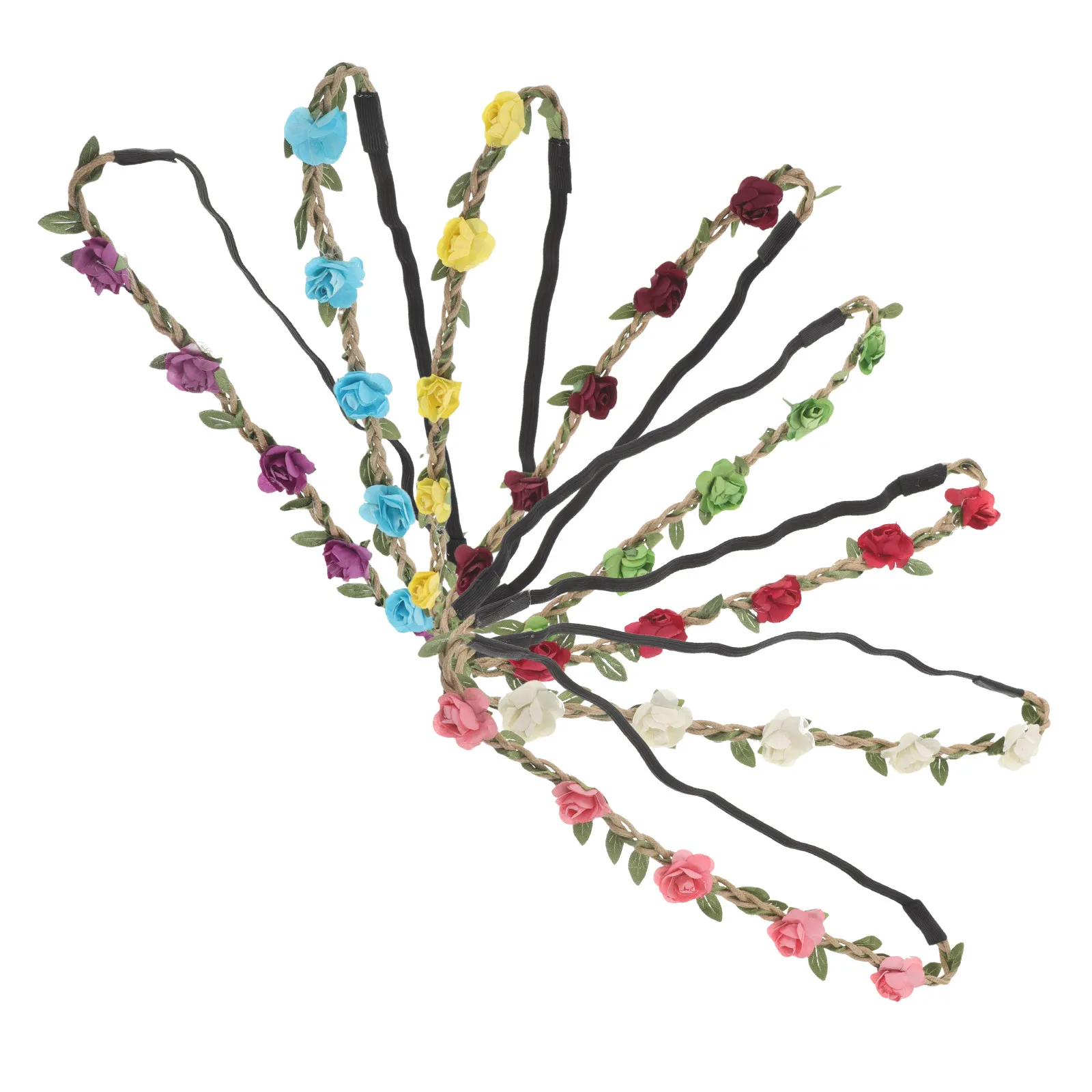 8Pcs Flower Crown Rose Hairband Adjustable Elastic Floral Garland Headband Bridal Bridesmaid Wedding Beach Party Boho Festival
8Pcs Flower Crown Rose Hairband Adjustable Elastic Floral Garland Headband Bridal Bridesmaid Wedding Beach Party Boho Festival