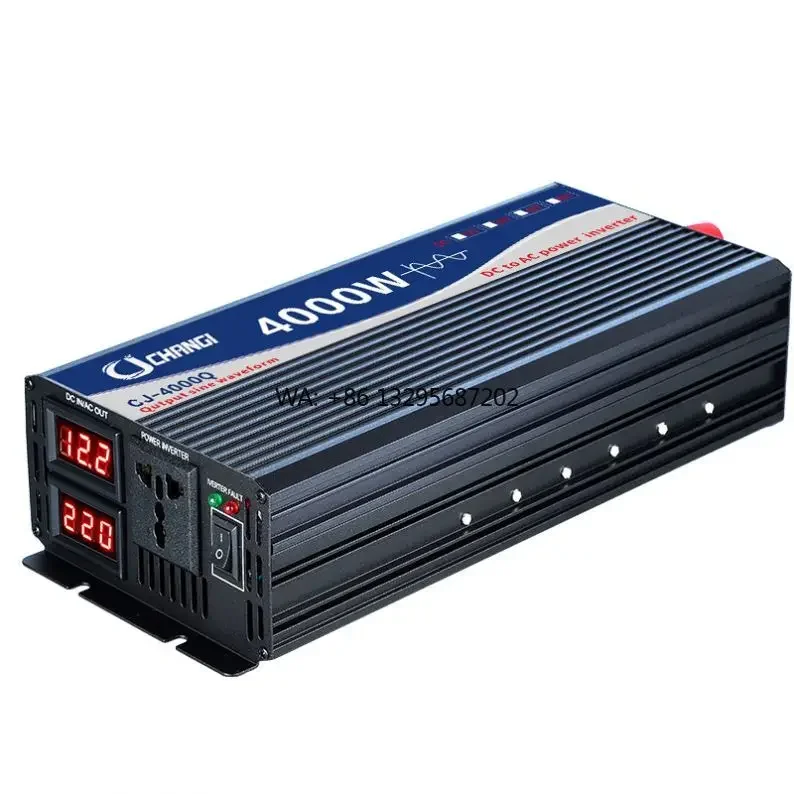 High Frequency Outdoor Inverter & Converter 4000W 12V/24V/48V 110v/220v Off-Grid Color Screen Display for DC AC
High Frequency Outdoor Inverter & Converter 4000W 12V/24V/48V 110v/220v Off-Grid Color Screen Display for DC AC