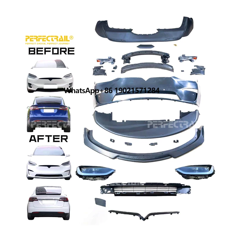 PERFECTRAIL Auto Parts Accessories Old to New Conversion Body Kit for Model X 2016-2021 Upgrade to Model X 2022
PERFECTRAIL Auto Parts Accessories Old to New Conversion Body Kit for Model X 2016-2021 Upgrade to Model X 2022
