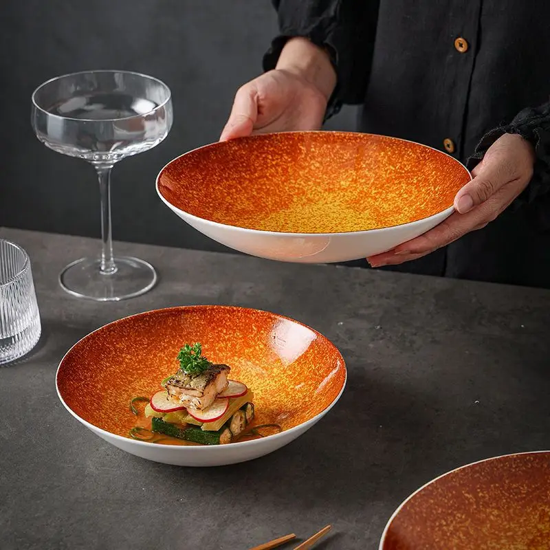 Bone china cold dishes are plated, private dishes, clubs, high-end sense of Internet celebrity dinner plates
Bone china cold dishes are plated, private dishes, clubs, high-end sense of Internet celebrity dinner plates