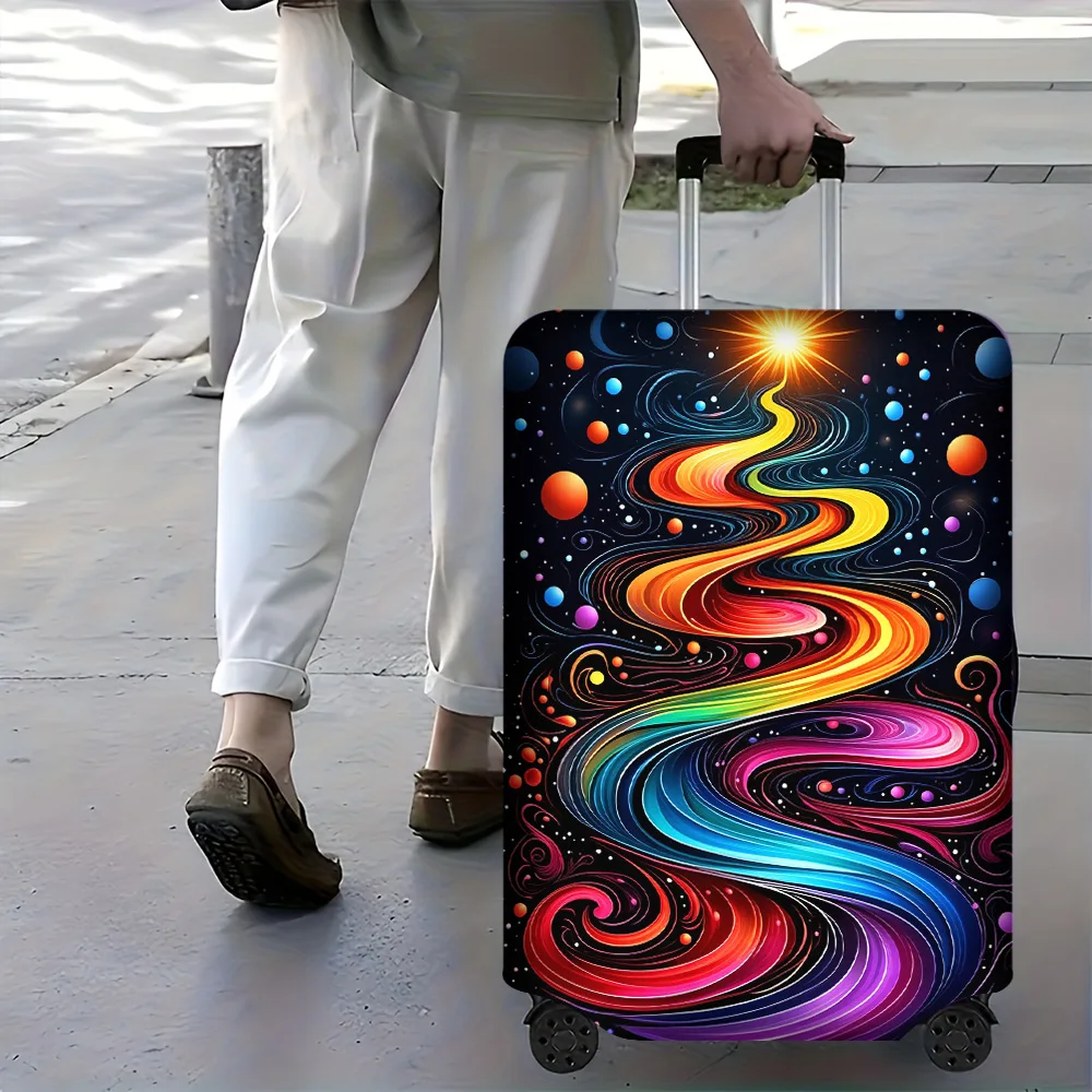 1PC Starry Universe Print Luggage Cover for luggage sizes 18-32 inches; dust and elastic travel accessories to effectively prote
1PC Starry Universe Print Luggage Cover for luggage sizes 18-32 inches; dust and elastic travel accessories to effectively prote