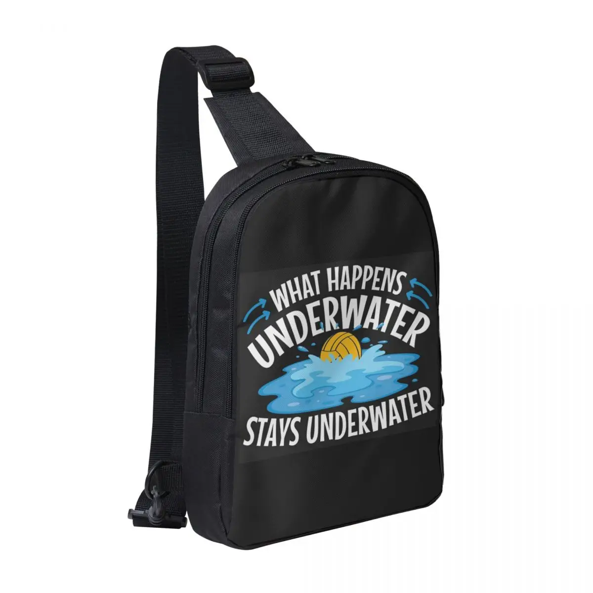 Water Polo What Happens Underwater Stays Underwater Chest Bag Men Sling Crossbody Backpack Chest Bag Hiking Daypack Shoulder Bag
Water Polo What Happens Underwater Stays Underwater Chest Bag Men Sling Crossbody Backpack Chest Bag Hiking Daypack Shoulder Bag