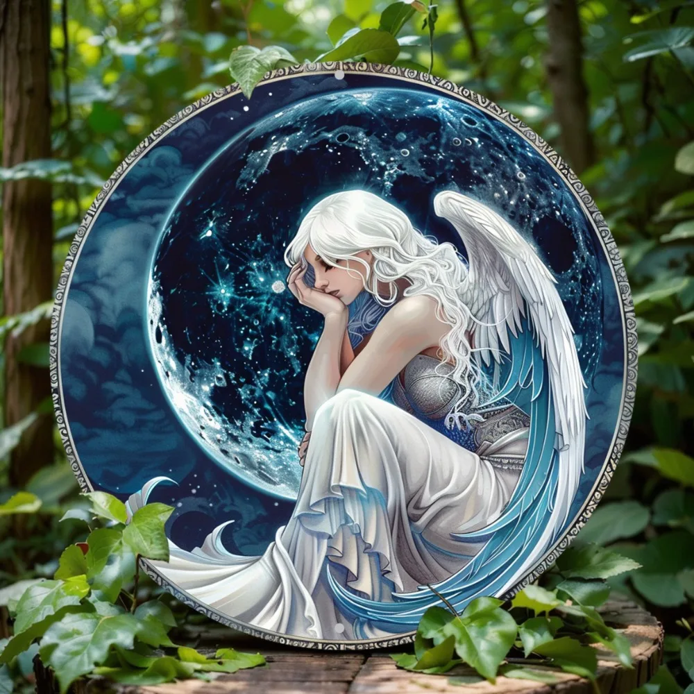 Enchanted Moon Fairy, Round Aluminum Wall Decor - Perfect for Home, Apartment & Restaurant - Ideal Halloween & Christmas Gift
Enchanted Moon Fairy, Round Aluminum Wall Decor - Perfect for Home, Apartment & Restaurant - Ideal Halloween & Christmas Gift