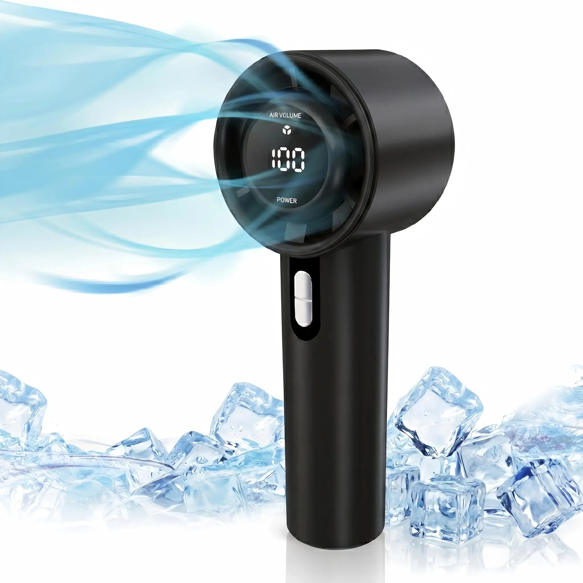 15000 RPM High Velocity Handheld Mini Fan | 6 Speeds Turbo Portable Personal Fan with LED Display, USB Rechargeable, Pocket-Sized with Lanyard for Outdoor Travel Commute Gym
15000 RPM High Velocity Handheld Mini Fan | 6 Speeds Turbo Portable Personal Fan with LED Display, USB Rechargeable, Pocket-Sized with Lanyard for Outdoor Travel Commute Gym