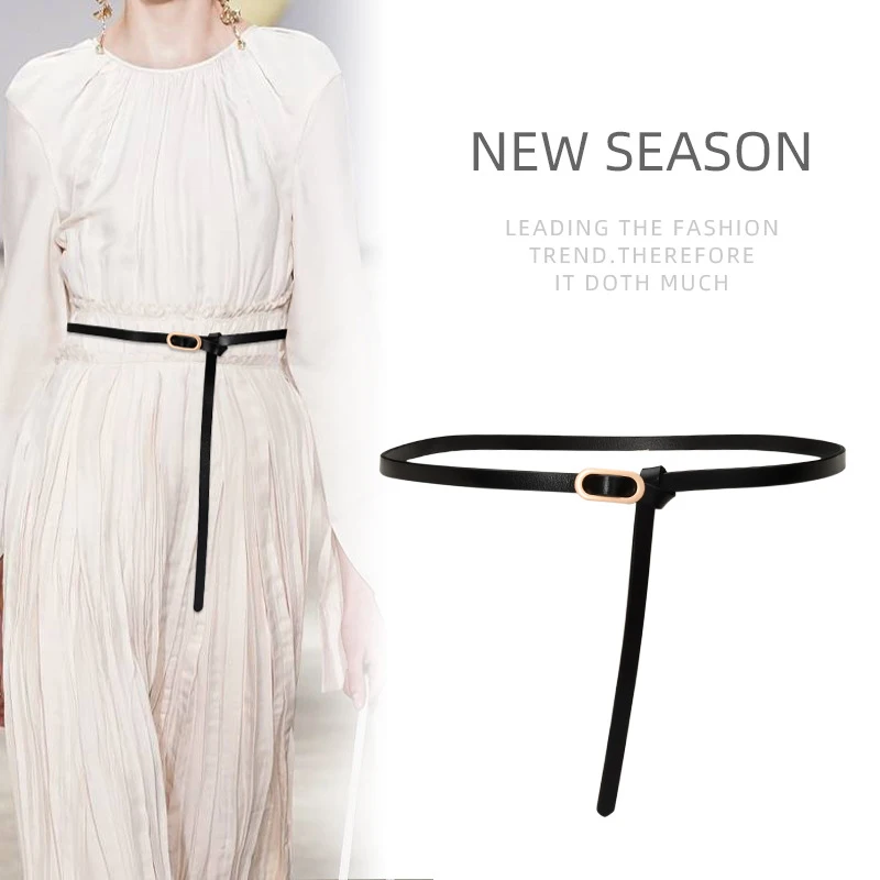 New Decorative Thin Dress Belt , Fashionable Versatile Thin Women leather Belt
New Decorative Thin Dress Belt , Fashionable Versatile Thin Women leather Belt