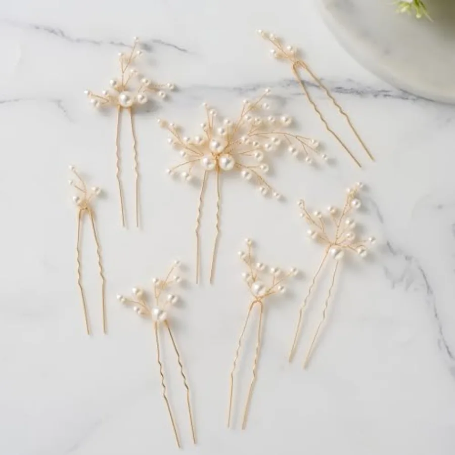 7 Pieces Bride Hair Accessories Pearl Wedding Hair Pins Leaf Bridal Hair Pcs Vintage Hair Headpiece Leaf Hair Clips Jewelry for
7 Pieces Bride Hair Accessories Pearl Wedding Hair Pins Leaf Bridal Hair Pcs Vintage Hair Headpiece Leaf Hair Clips Jewelry for