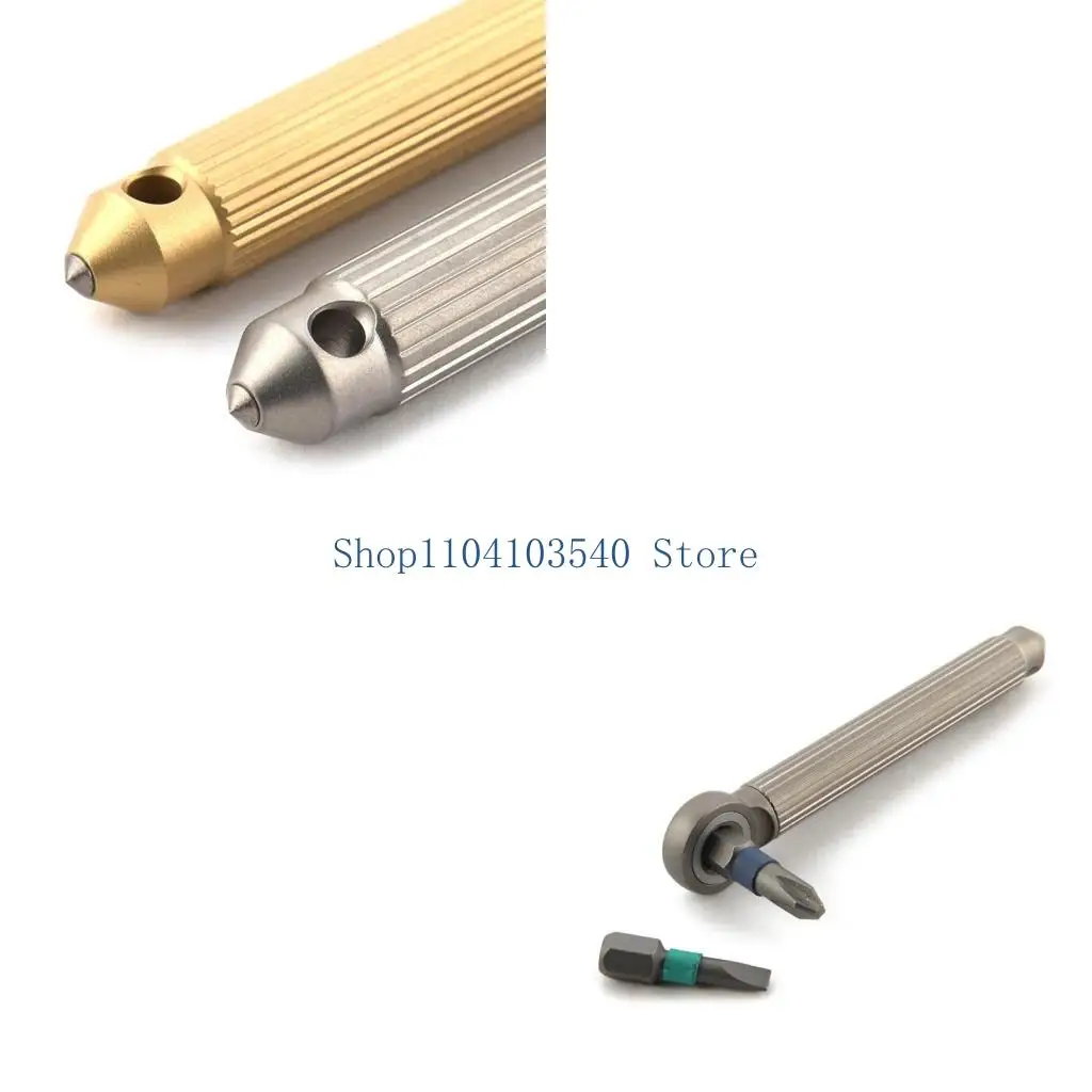 02DC Modularity Screwdriver Ratcheting Wheel Screwdriver With 2PCS Bit Equipment Gadget
02DC Modularity Screwdriver Ratcheting Wheel Screwdriver With 2PCS Bit Equipment Gadget