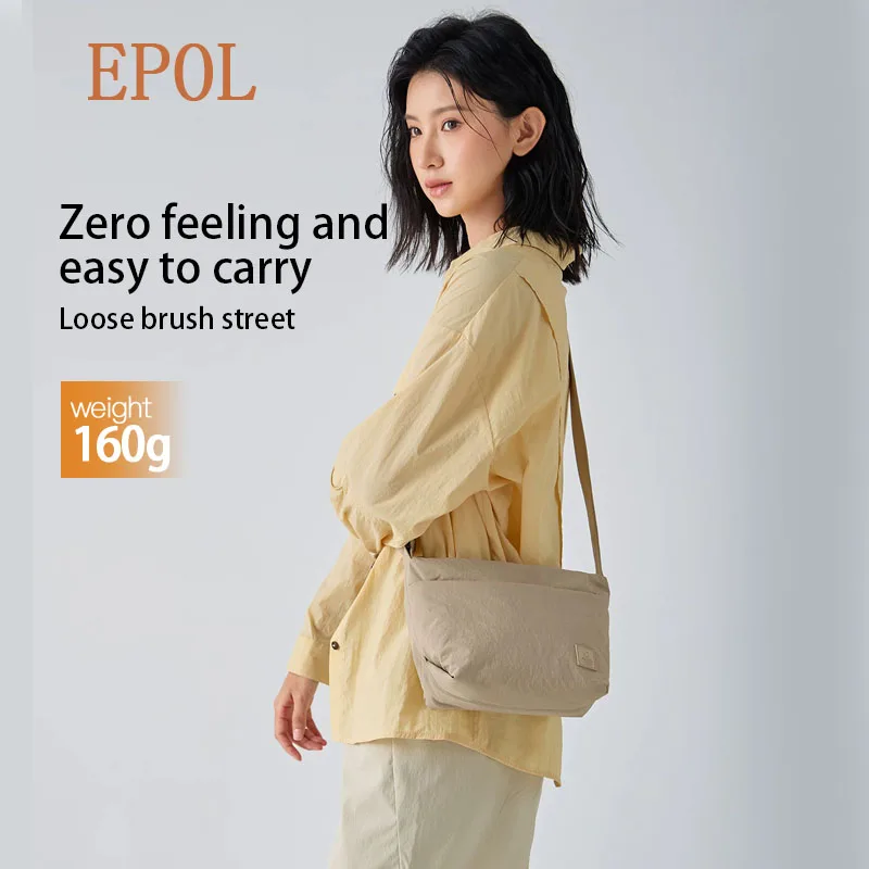 Epol 2026 Women's ITA Bag Nylon Waterproof Lightweight Fashion Shoulder Crossbody Bag Casual Sports Small Phone Bag 3071-02
Epol 2026 Women's ITA Bag Nylon Waterproof Lightweight Fashion Shoulder Crossbody Bag Casual Sports Small Phone Bag 3071-02