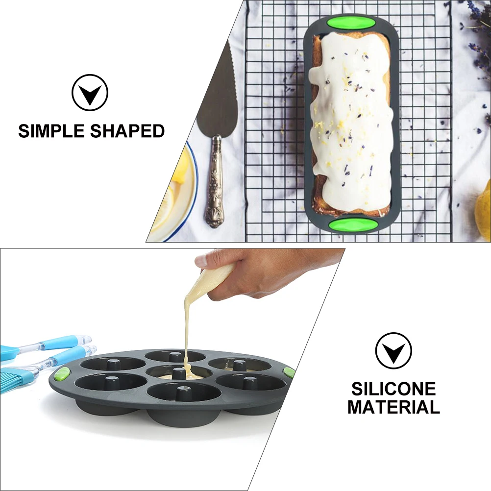 5PCS Grey Cake Baking Mold Cake Baking Mold Set for Oven DIY Bread Mould Kit Easy to Clean Reusable Tools
5PCS Grey Cake Baking Mold Cake Baking Mold Set for Oven DIY Bread Mould Kit Easy to Clean Reusable Tools