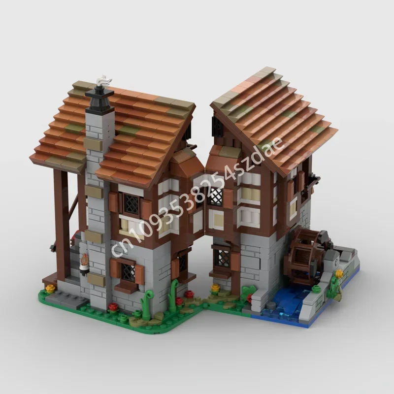 1000 шт. Moc водяная мельница-средневековая деревня, модульная модель, строительные блоки, сделай сам, креативная сборка, развивающие кирпичи, игрушки, подарки для детей
1000 шт. Moc водяная мельница-средневековая деревня, модульная модель, строительные блоки, сделай сам, креативная сборка, развивающие кирпичи, игрушки, подарки для детей