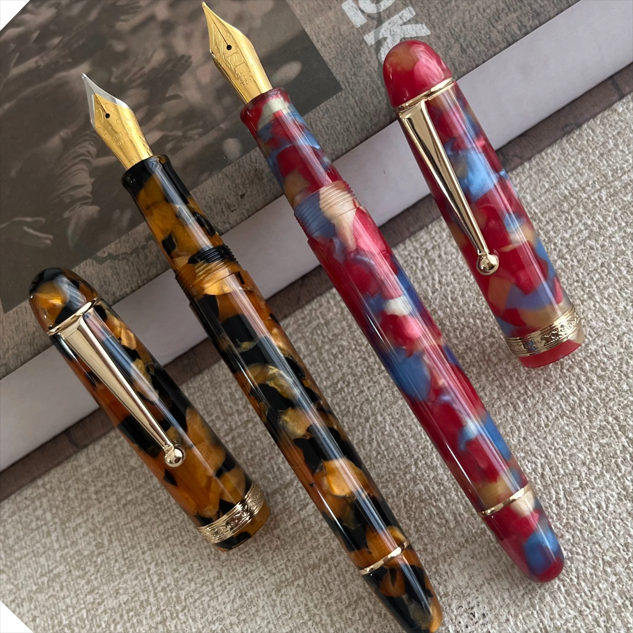 ADMOK 766 Vintage Vacuum Filling Fountain Pen - German Schmidt BOCK No.6 Nib Luxury Collector Business Writing Gift
ADMOK 766 Vintage Vacuum Filling Fountain Pen - German Schmidt BOCK No.6 Nib Luxury Collector Business Writing Gift
