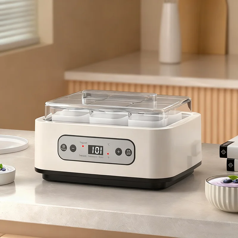 Автоматическая йогуртница 110В/220В на 6 стаканов с регулировкой температуры и таймером, многофункциональная машина для приготовления мороженого и пудингов
Автоматическая йогуртница 110В/220В на 6 стаканов с регулировкой температуры и таймером, многофункциональная машина для приготовления мороженого и пудингов