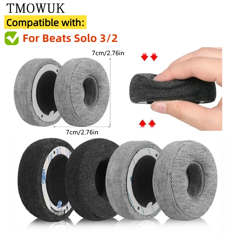 Replacement Earpads Cushion For Beats Solo 3/2 Headphones Memory Sponge Sleeves Cover Case Repair Parts
Replacement Earpads Cushion For Beats Solo 3/2 Headphones Memory Sponge Sleeves Cover Case Repair Parts