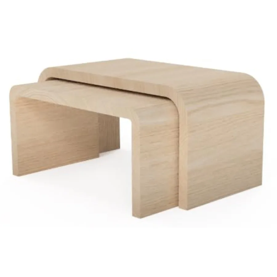 Curved Nesting Coffee Table Set
Curved Nesting Coffee Table Set