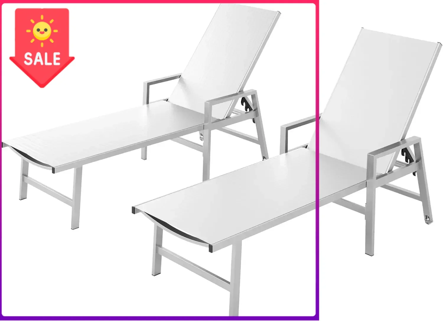 Hot-sellingPatio Chaise Lounge Chair Outdoor, Aluminum Pool Lounge Chairs Set Of 2 Five-Position Adjustable Recliner
Hot-sellingPatio Chaise Lounge Chair Outdoor, Aluminum Pool Lounge Chairs Set Of 2 Five-Position Adjustable Recliner