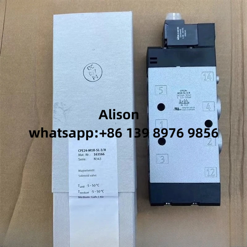 Original solenoid valve VUVS-L30-M32U-MD-G38-F8 575581 VUVS-L30-M32U-MD-G38-F8-1C1 575585 VUVS-L30-M32U-MD-G38-F8-1B2 575589
Original solenoid valve VUVS-L30-M32U-MD-G38-F8 575581 VUVS-L30-M32U-MD-G38-F8-1C1 575585 VUVS-L30-M32U-MD-G38-F8-1B2 575589