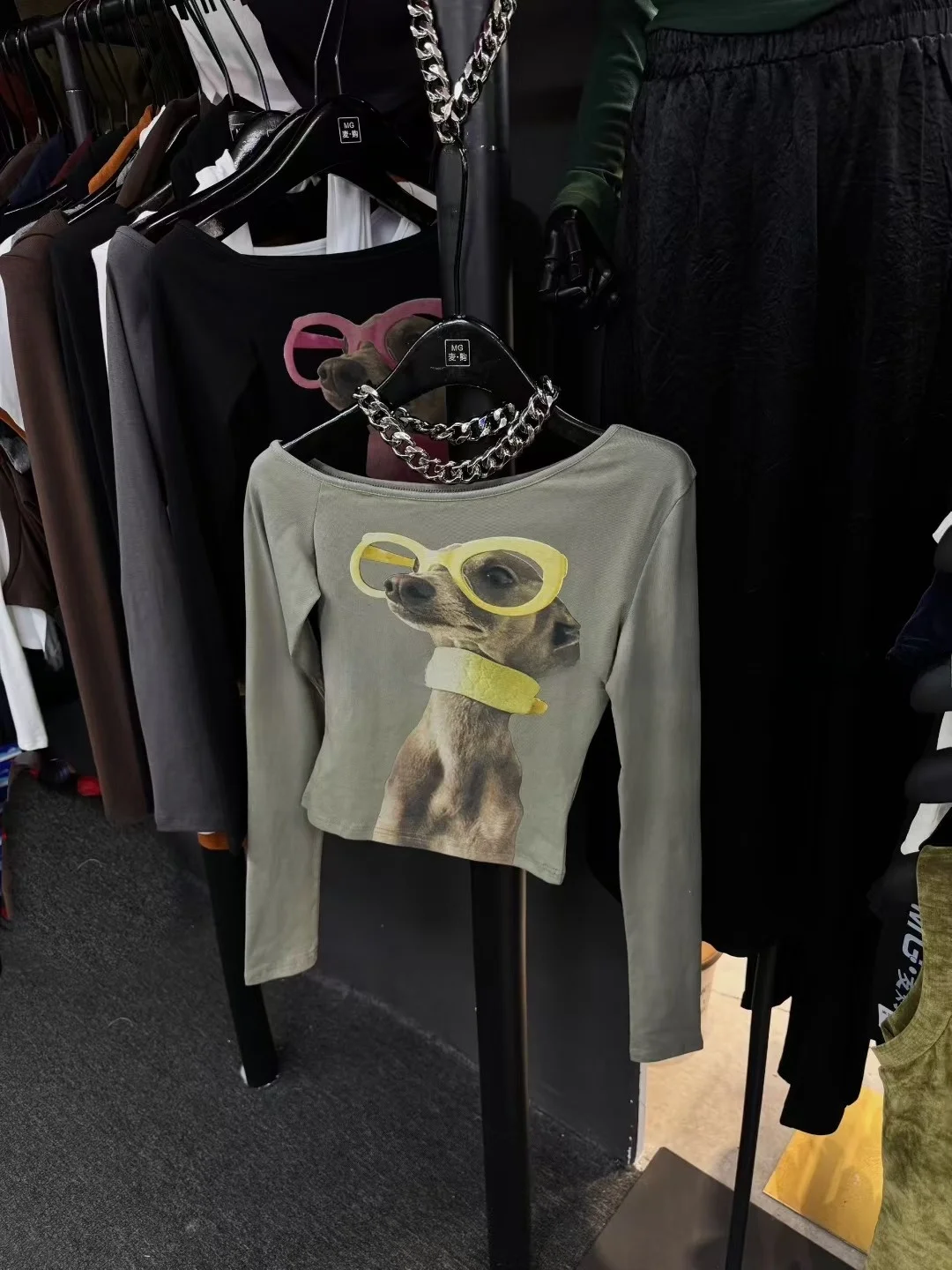 Slim Fit oulder Bared Long Sve Trendy Fem Top Korean Sle Commute Design Creative Cotton Moisture ng Printed
Slim Fit oulder Bared Long Sve Trendy Fem Top Korean Sle Commute Design Creative Cotton Moisture ng Printed