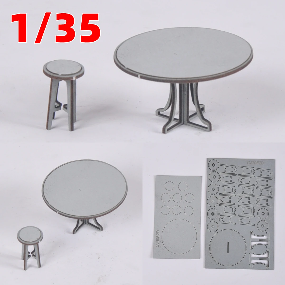 1:32 1/35 Scale model kit building material dining table dining chair sand table diorama models suits
1:32 1/35 Scale model kit building material dining table dining chair sand table diorama models suits