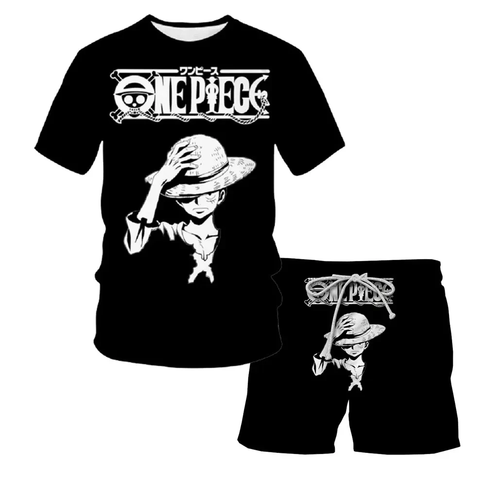 2026 Kids One Piece Luffy 2PCS Outfit Set Kids Short Sleeve T-Shirt & Elastic Shorts Summer Breathable Anime Casual Sportswear
2026 Kids One Piece Luffy 2PCS Outfit Set Kids Short Sleeve T-Shirt & Elastic Shorts Summer Breathable Anime Casual Sportswear
