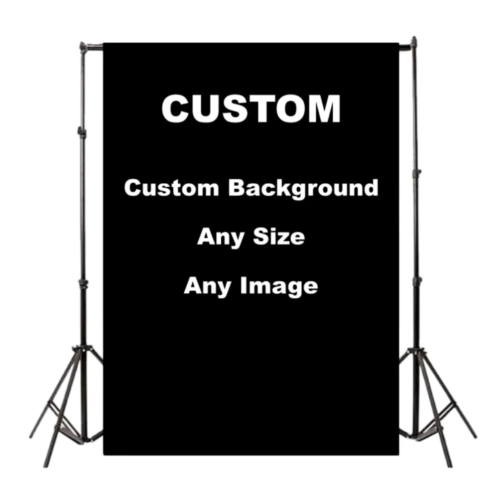 Custom Photo/Text Backdrop Personalized Photography Background for Birthday/Wedding/Holiday Decoration Polyester Materials
Custom Photo/Text Backdrop Personalized Photography Background for Birthday/Wedding/Holiday Decoration Polyester Materials