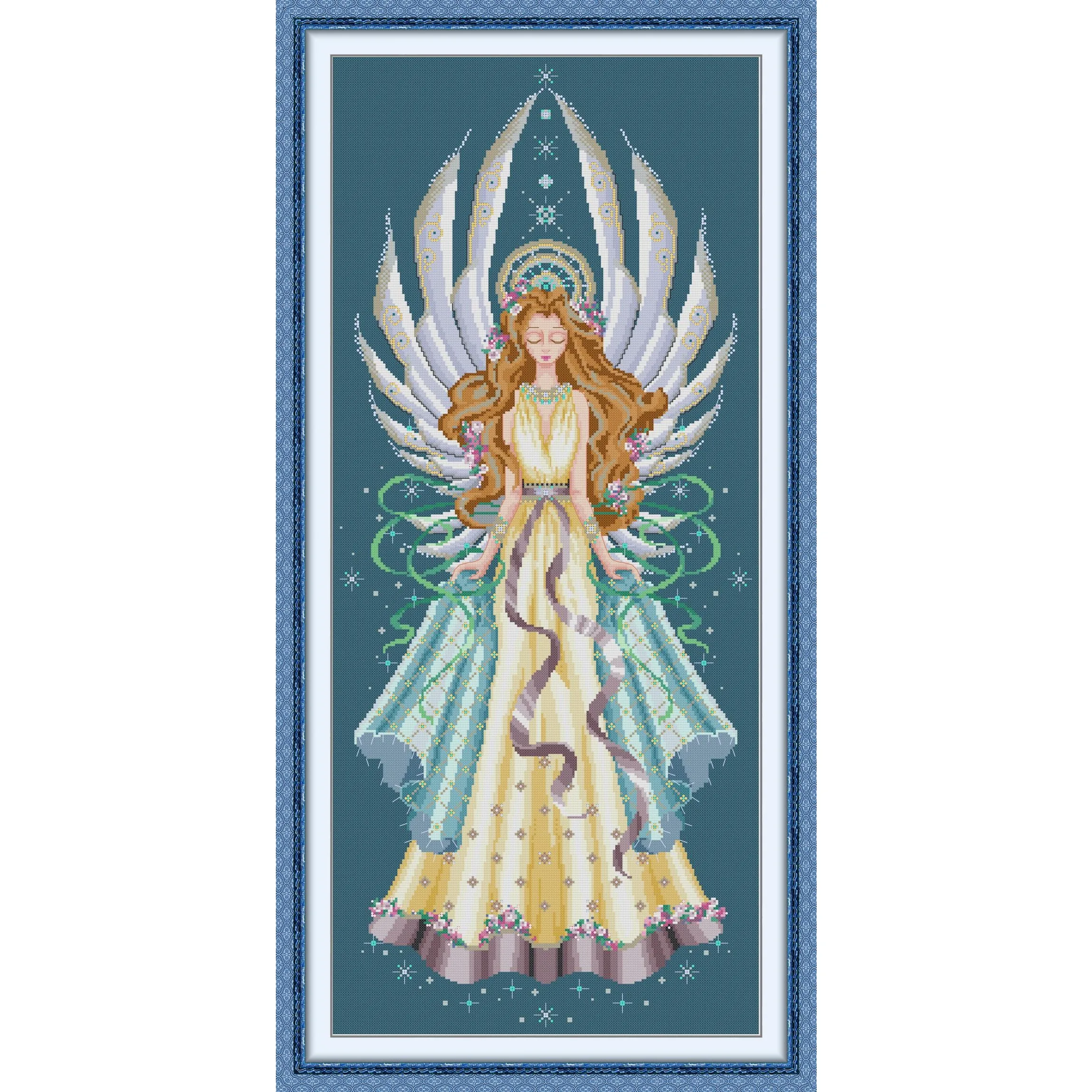 Joy Sunday Pre-printed Cross Stitch Kit Easy Pattern Aida Stamped Fabric Embroidery Set-Christmas Star 
Joy Sunday Pre-printed Cross Stitch Kit Easy Pattern Aida Stamped Fabric Embroidery Set-Christmas Star