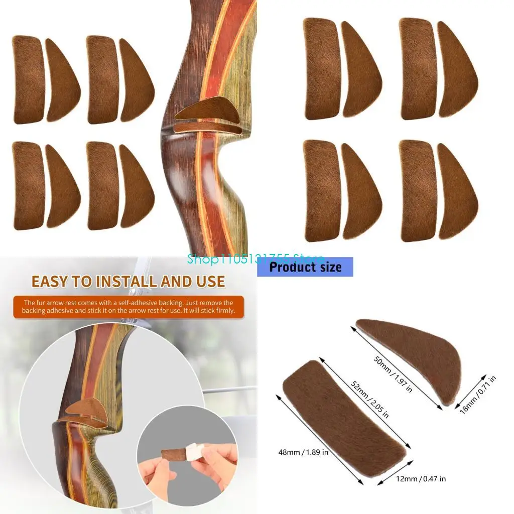 K0EF Archeries Arrows Rest Pad Soft Furs Arrows Shelf Sticking Pad for Reduce
K0EF Archeries Arrows Rest Pad Soft Furs Arrows Shelf Sticking Pad for Reduce