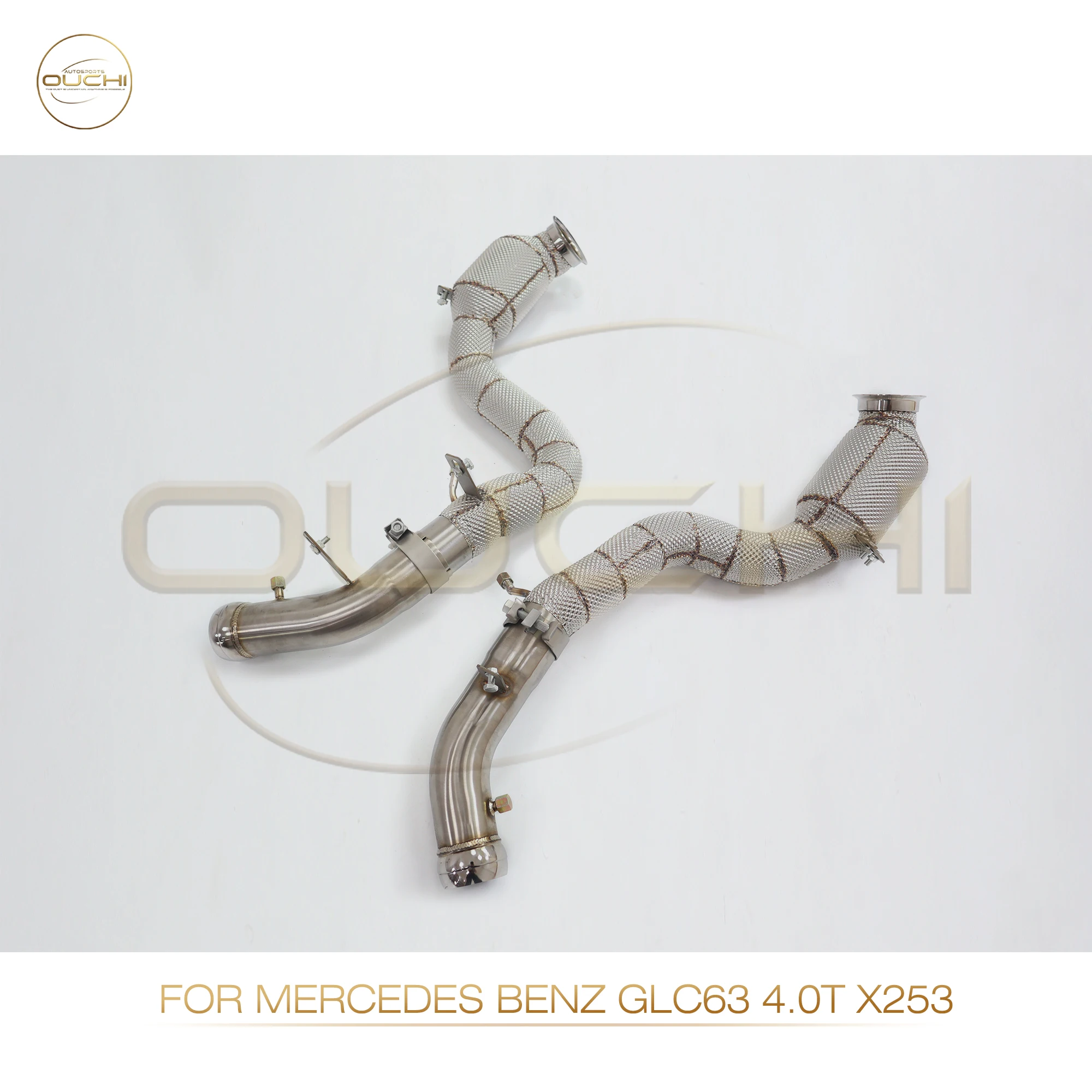 Ouchi Stainless Steel Downpipe For Mercedes Benz GLC63 4.0T X253 With Heat Shield Exhaust System Performance Upgrade
Ouchi Stainless Steel Downpipe For Mercedes Benz GLC63 4.0T X253 With Heat Shield Exhaust System Performance Upgrade