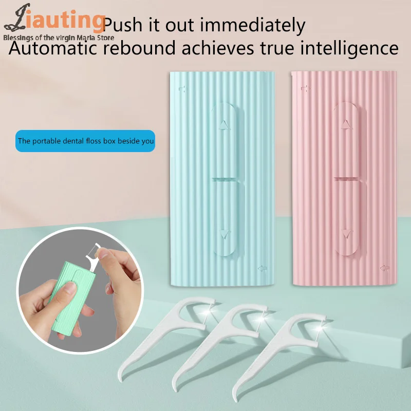 1Pcs Push Pull Dental Floss Dispenser Containing 10Pcs Floss Portable Dental Floss Storage Box Oral Hygiene Care Floss Pick
1Pcs Push Pull Dental Floss Dispenser Containing 10Pcs Floss Portable Dental Floss Storage Box Oral Hygiene Care Floss Pick
