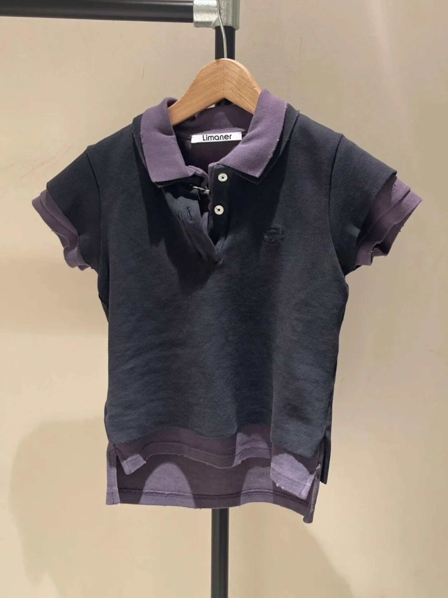 LIMANER2025 Новая летняя женская футболка с коротким рукавом, приталенная, в стиле колор-блок, для повседневной носки, простая, креативная, из хлопка
LIMANER2025 Новая летняя женская футболка с коротким рукавом, приталенная, в стиле колор-блок, для повседневной носки, простая, креативная, из хлопка