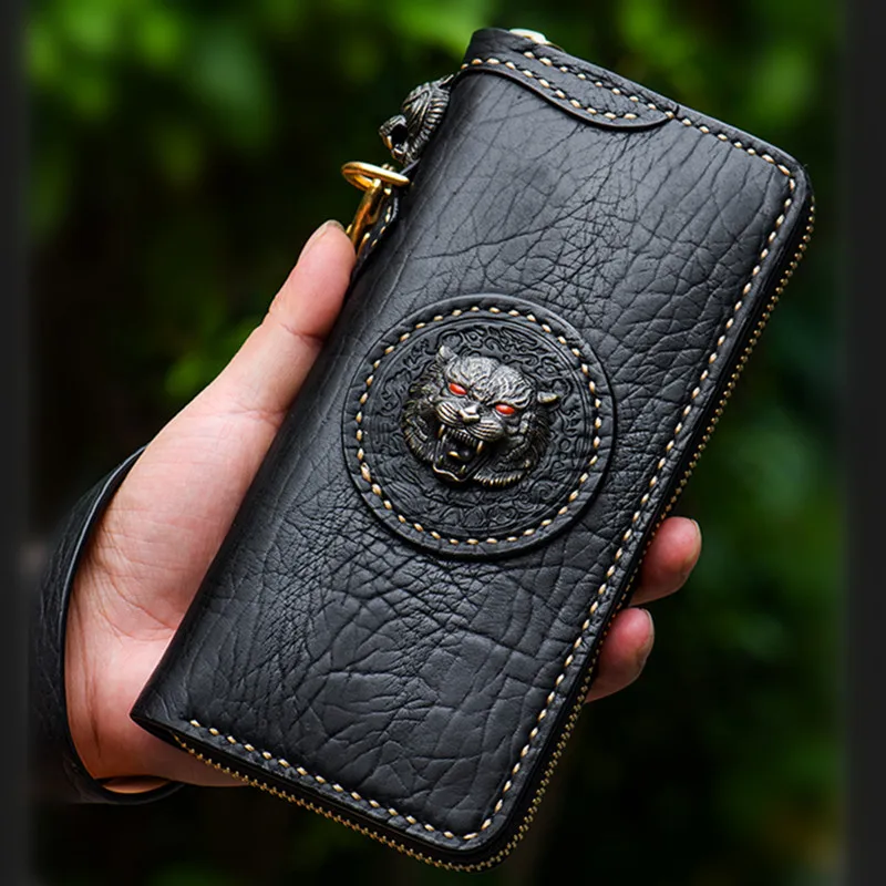Hand-made Black Seal Skin Wallets Tiger Purses Women Men Clutch Genuine Leather Long Card Holder Fine Christmas Birthday Gifts
Hand-made Black Seal Skin Wallets Tiger Purses Women Men Clutch Genuine Leather Long Card Holder Fine Christmas Birthday Gifts