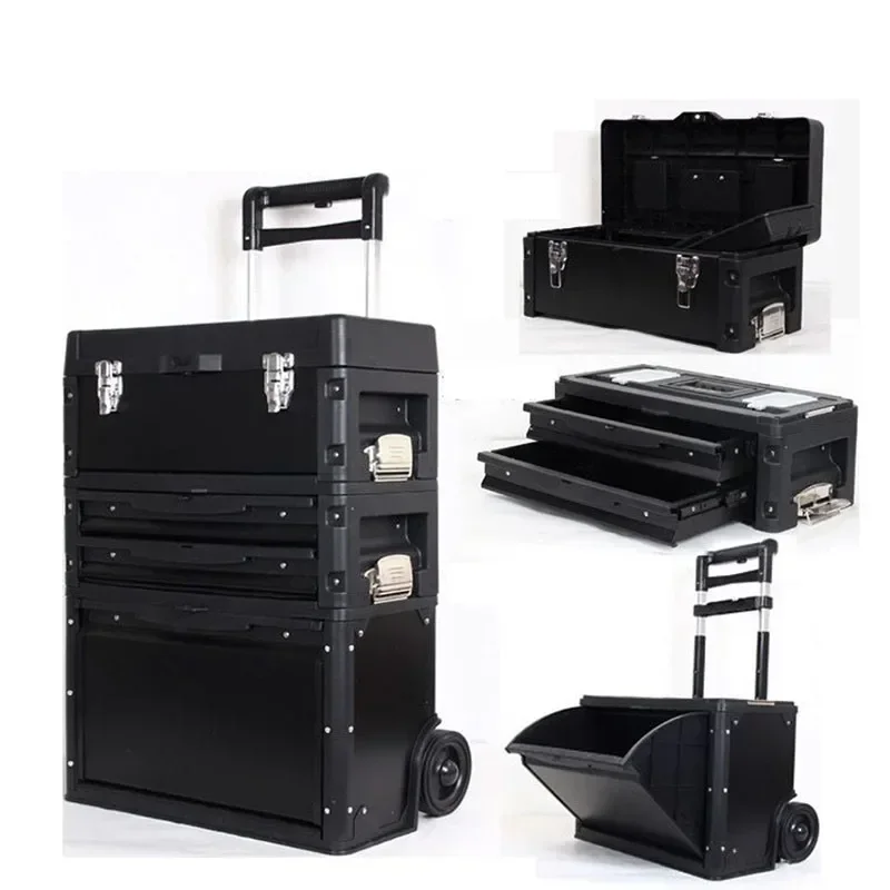 Three-layer separate portable multi-function trolley Portable hardware combination tool cart 3 colors optional ABS+ iron NEW
Three-layer separate portable multi-function trolley Portable hardware combination tool cart 3 colors optional ABS+ iron NEW