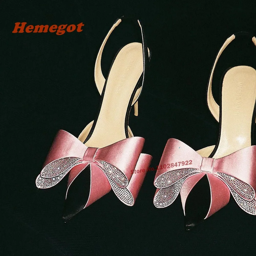 Crystal Bow Slingback Pumps Pointed Toe Stiletto Slip On Women's Sandals Thin Heels Summer Party Wedding Shoes Plus Size Sexy
Crystal Bow Slingback Pumps Pointed Toe Stiletto Slip On Women's Sandals Thin Heels Summer Party Wedding Shoes Plus Size Sexy