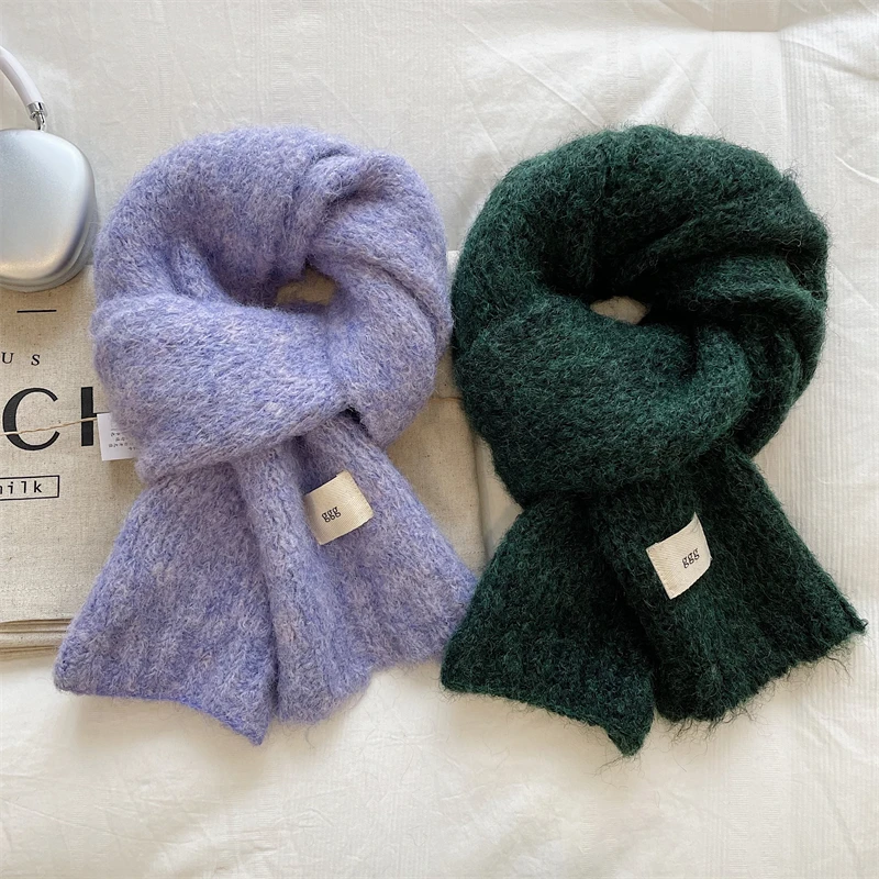 Warm Wool Blend Purple Knitted Scarf Women's Autumn Winter Faionable Versatile High-End Feeling Scarf Ne Warmer for All Ages
Warm Wool Blend Purple Knitted Scarf Women's Autumn Winter Faionable Versatile High-End Feeling Scarf Ne Warmer for All Ages