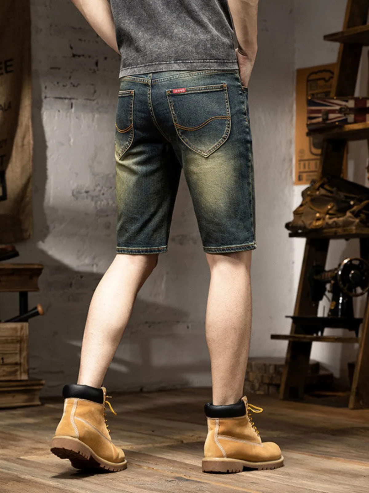 Мужские летние облегающие джинсы в стиле ретро, повседневные эластичные джинсы со средней талией в стиле ретро, молодежные модные синие джинсовые джинсы
Мужские летние облегающие джинсы в стиле ретро, повседневные эластичные джинсы со средней талией в стиле ретро, молодежные модные синие джинсовые джинсы