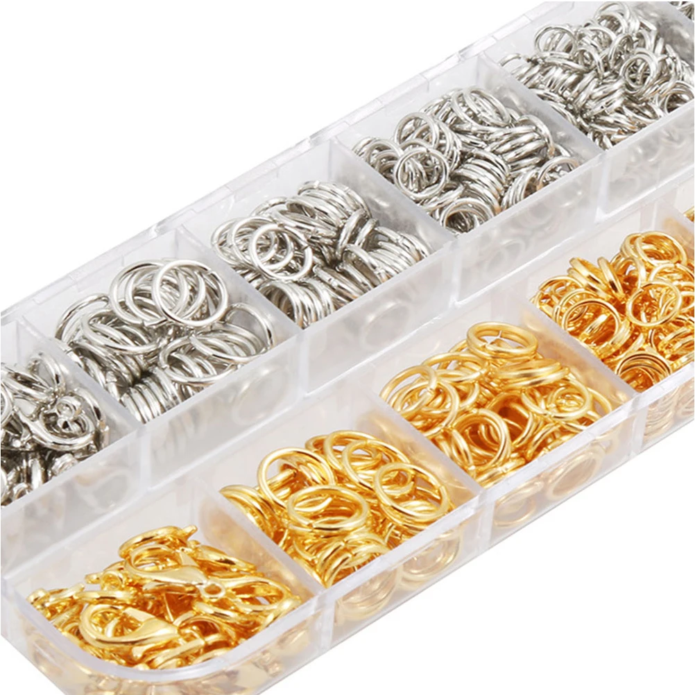 Jewelry Making Kit Open Jump Rings Lobster Clasps Beading Supplies Earrings Necklaces Bracelets Charms Anklets Iron Alloy
Jewelry Making Kit Open Jump Rings Lobster Clasps Beading Supplies Earrings Necklaces Bracelets Charms Anklets Iron Alloy