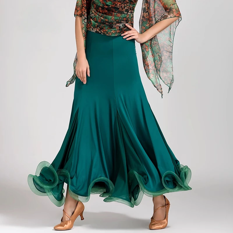 Lady Ballroom Dance Skirt Female Modern Dancing Practice Dress National Standard Dance Skirt Ballroom Dance Big Swing Skirt
Lady Ballroom Dance Skirt Female Modern Dancing Practice Dress National Standard Dance Skirt Ballroom Dance Big Swing Skirt