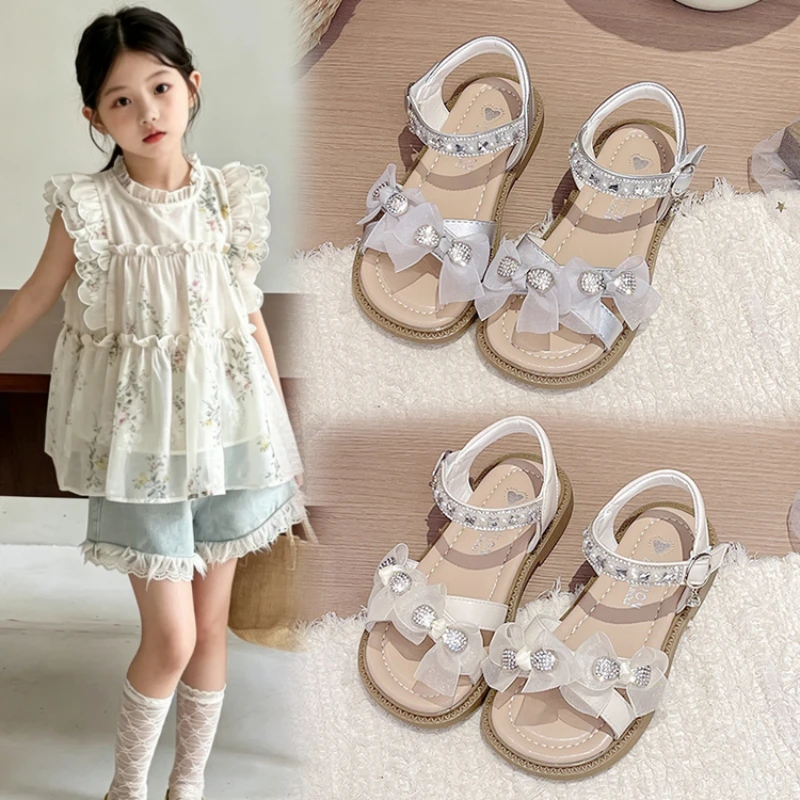 Sweet Children Summer Dress Sandals Fashion Bow Girl Lolita Princess Shoes Wedding Party Casual Kids Mesh Flat Sandals Hook Loop
Sweet Children Summer Dress Sandals Fashion Bow Girl Lolita Princess Shoes Wedding Party Casual Kids Mesh Flat Sandals Hook Loop