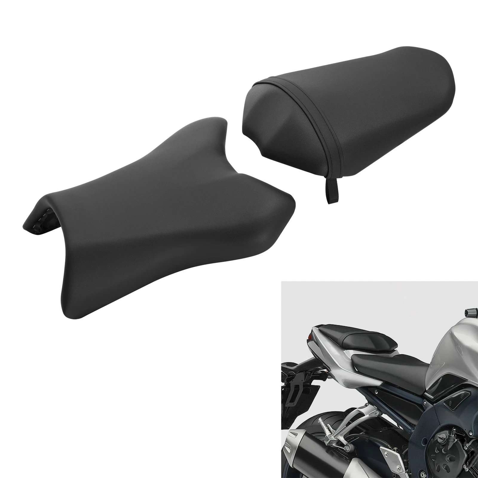 Сиденье для водителя и пассажира мотоцикла Yamaha FZ1 Fazer FZ1-S Fazer FZ1S FZ1SA 2006-2015, подушка сиденья
Сиденье для водителя и пассажира мотоцикла Yamaha FZ1 Fazer FZ1-S Fazer FZ1S FZ1SA 2006-2015, подушка сиденья
