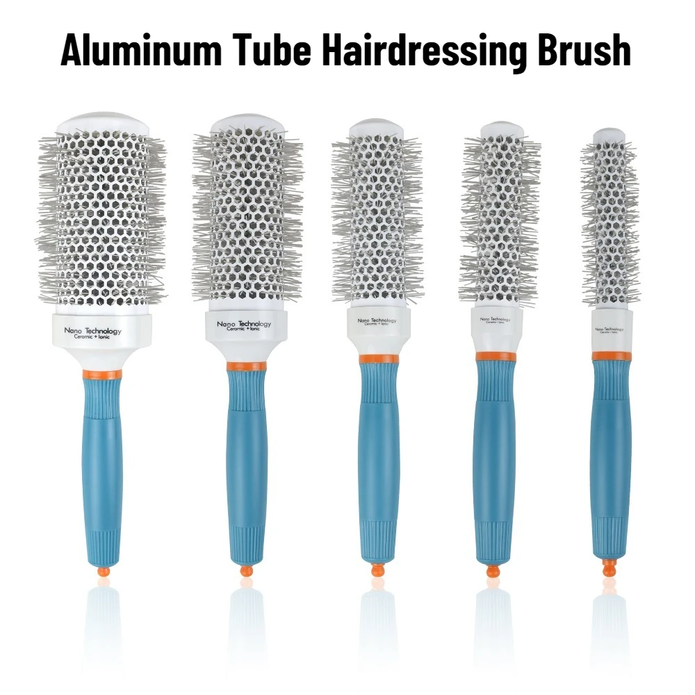 Professional Salon Hair Styling Brush Round Barrel Curly Hair Comb Hairderssing Comb Wet and Dry Dual Use Hairbrush Roller Tools
Professional Salon Hair Styling Brush Round Barrel Curly Hair Comb Hairderssing Comb Wet and Dry Dual Use Hairbrush Roller Tools