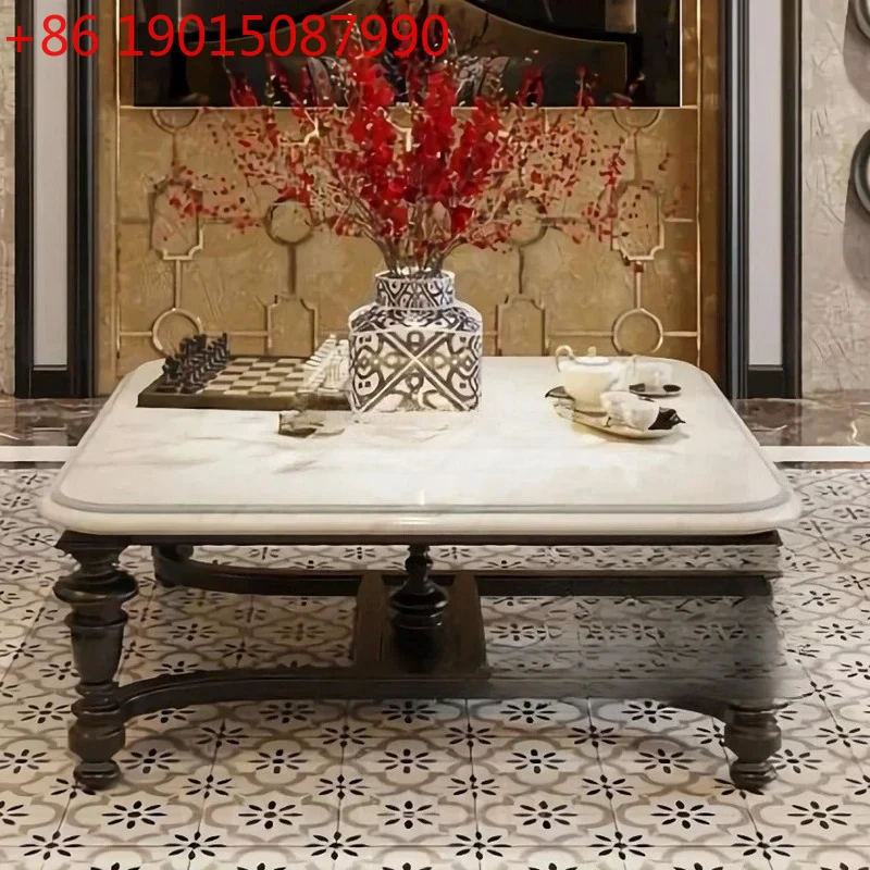 Cy56 French coffee table wabi-sabi wind B & B living room tea table simple American light luxury solid wood carving negotiation
Cy56 French coffee table wabi-sabi wind B & B living room tea table simple American light luxury solid wood carving negotiation