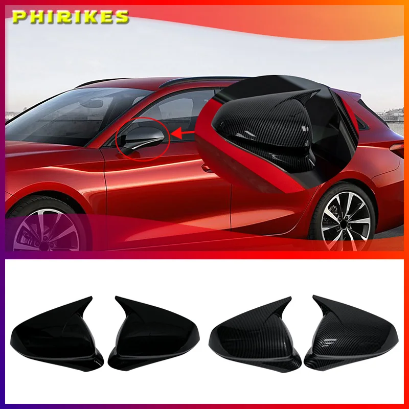 Rearview Side Mirror Cover Wing Caps Sticker Exterior Door Rear View Case Trim Carbon For Seat Leon Cupra Formentor 2020-2024
Rearview Side Mirror Cover Wing Caps Sticker Exterior Door Rear View Case Trim Carbon For Seat Leon Cupra Formentor 2020-2024
