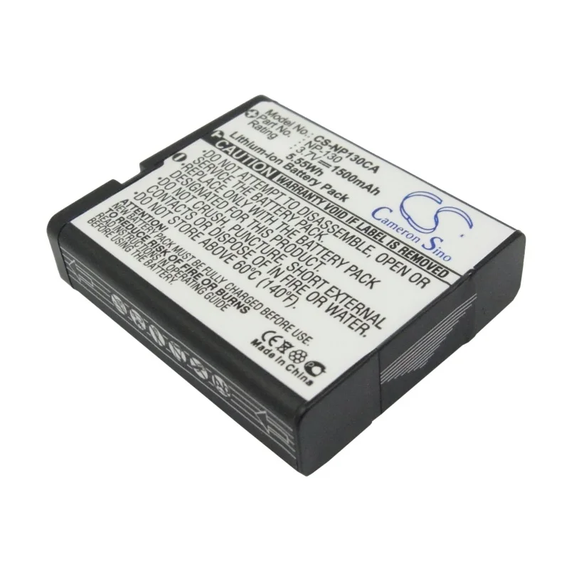 Replacement Li-ion Camera Battery for Casio | 3.7V, 1500mAh | Compatible with Exilim EX-H30 and EX-ZR100
Replacement Li-ion Camera Battery for Casio | 3.7V, 1500mAh | Compatible with Exilim EX-H30 and EX-ZR100