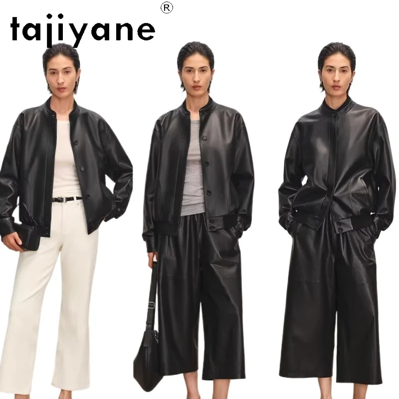 TAJIYANE Real Grade A Sheepskin Jacket Woman High Quality Black Genuine Leather Jackets Spring Women Clothing 2026 дубленка
TAJIYANE Real Grade A Sheepskin Jacket Woman High Quality Black Genuine Leather Jackets Spring Women Clothing 2026 дубленка