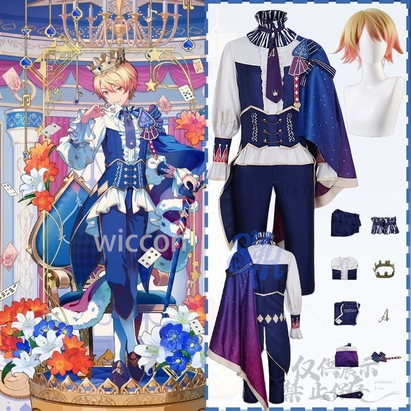 Game Project Sekai Colorful Stage Cosplay Wonderlands Showtimes Costume Tenma Tsukasa Cape Prince Style Ornate Uniform Halloween
Game Project Sekai Colorful Stage Cosplay Wonderlands Showtimes Costume Tenma Tsukasa Cape Prince Style Ornate Uniform Halloween